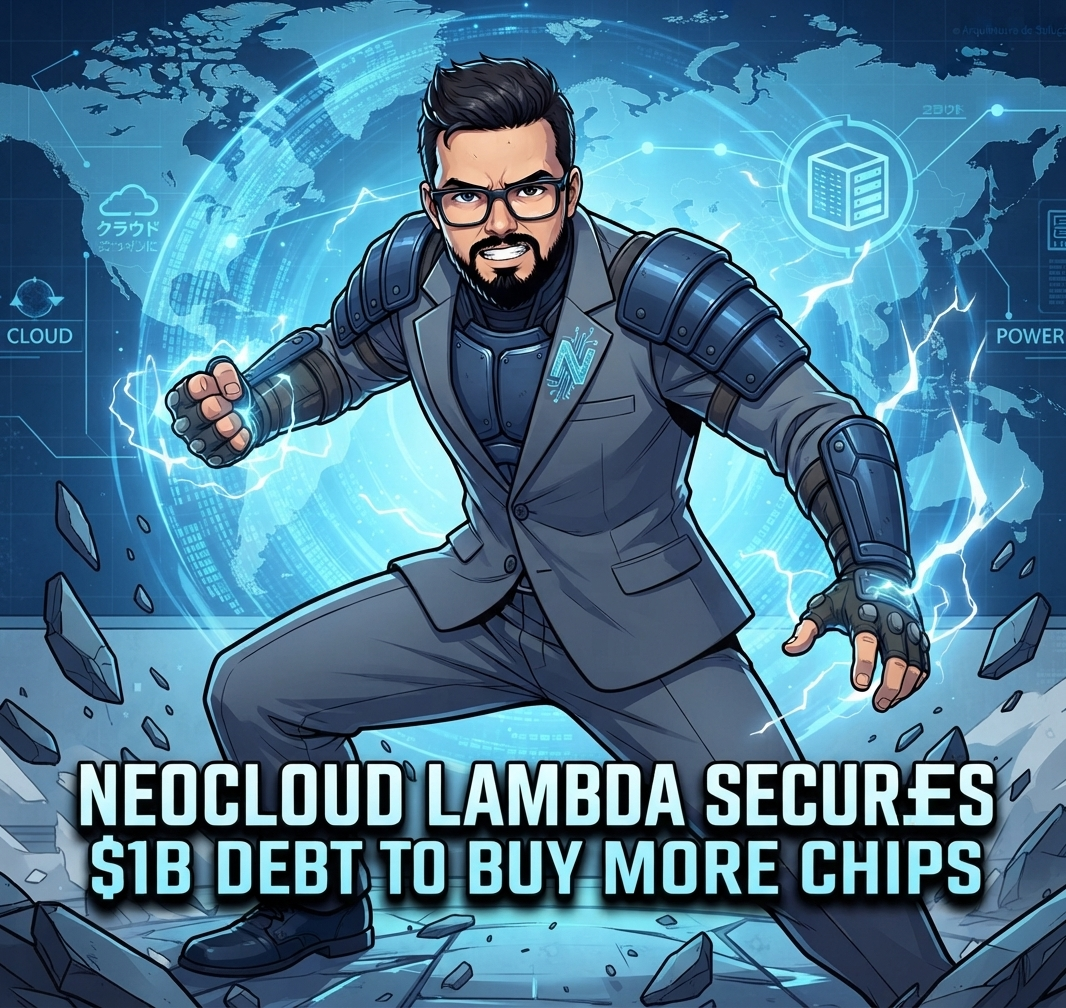 A corrida armamentista de silício: O movimento de US$ 1 bilhão da Neocloud Lambda e o novo padrão-ouro da economia digital