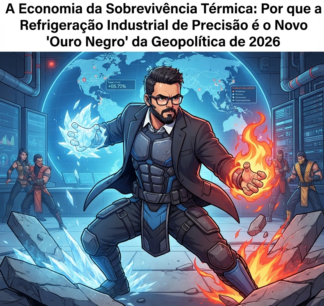 A Economia da Sobrevivência Térmica: Por que a Refrigeração Industrial de Precisão é o Novo 'Ouro Negro' da Geopolítica de 2026