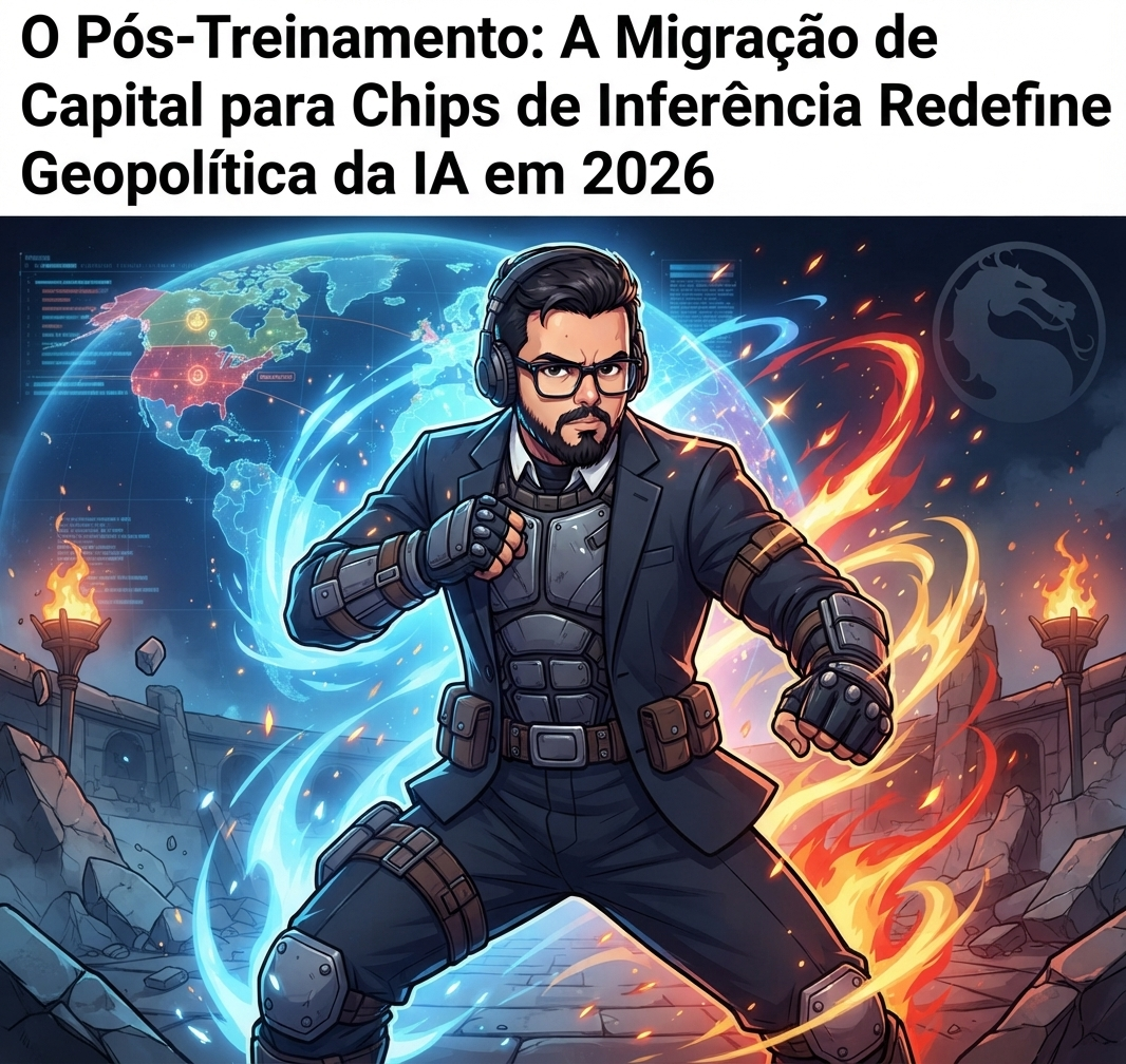 O Pós-Treinamento: A Migração de Capital para Chips de Inferência Redefine a Geopolítica da IA em 2026