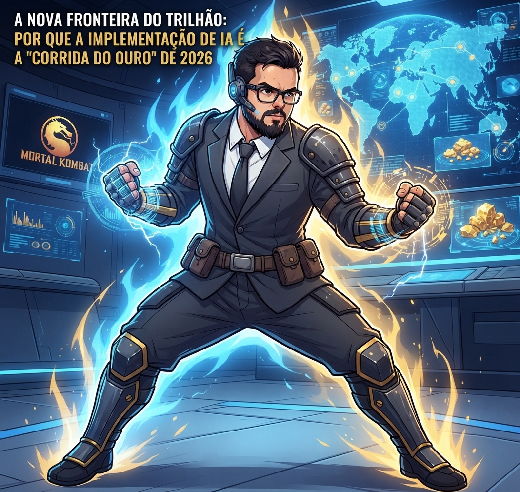 A Nova Fronteira do Trilhão: Por que a Implementação de IA é a 
