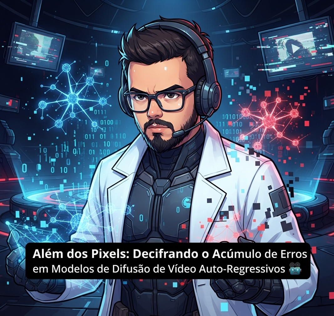 Além dos Pixels: Decifrando o Acúmulo de Erros em Modelos de Difusão de Vídeo Auto-Regressivos 🎥🤖