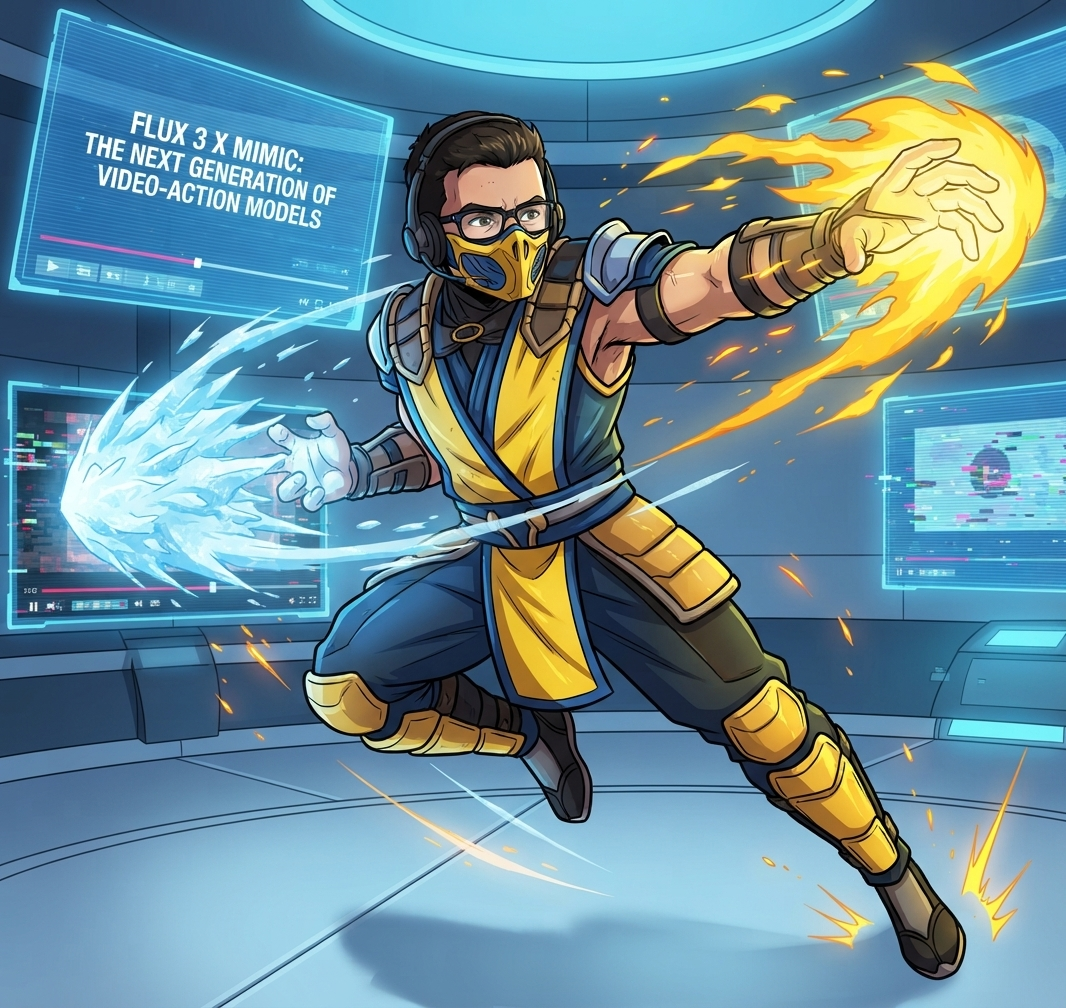 Flux 3 vs. Mimic: O Duelo que Vai Mudar a Geração de Vídeo e Ação com IA
