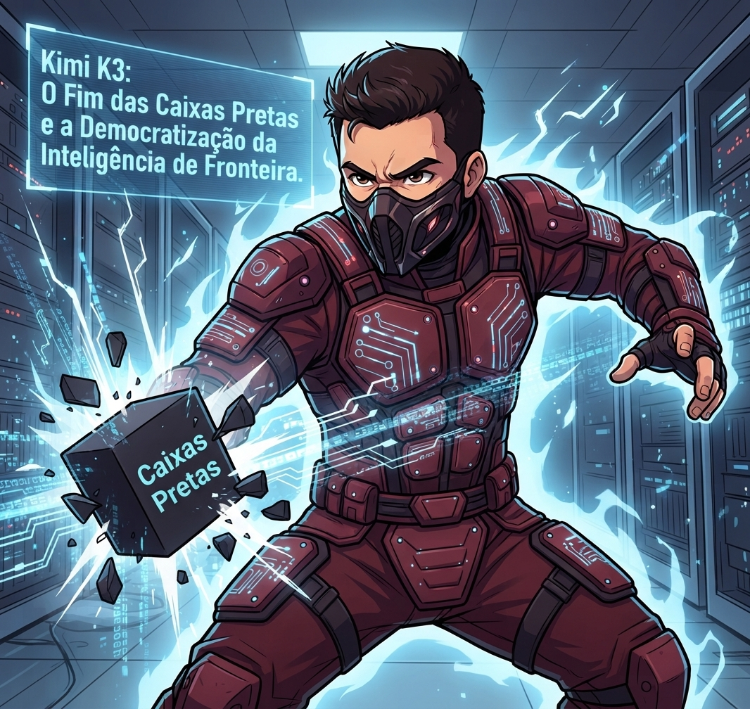 Kimi K3: O Fim das Caixas Pretas e a Democratização da Inteligência de Fronteira
