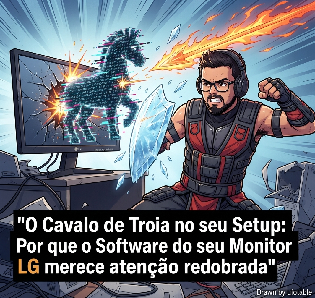 O Cavalo de Troia no seu Setup: Por que o Software do seu Monitor LG merece atenção redobrada