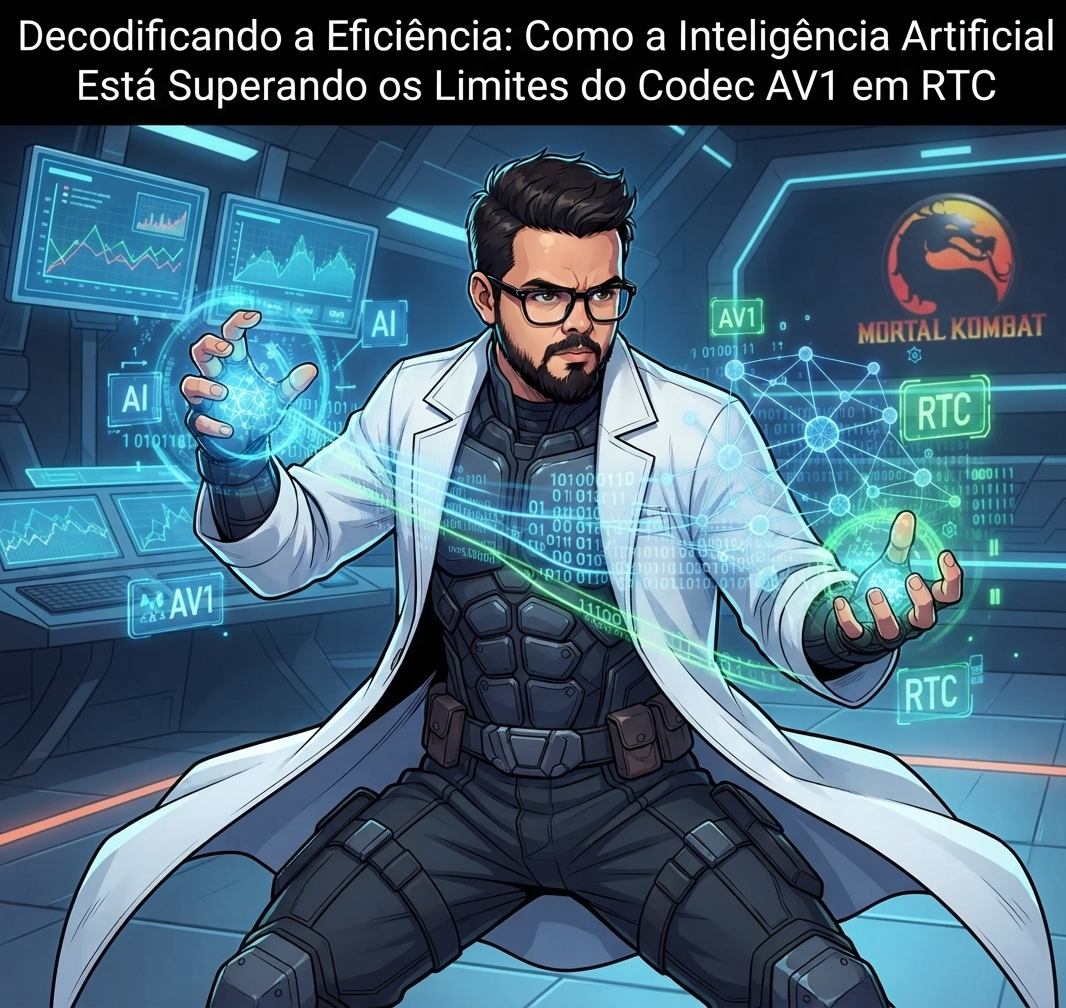 Decodificando a Eficiência: Como a Inteligência Artificial Está Superando os Limites do Codec AV1 em RTC